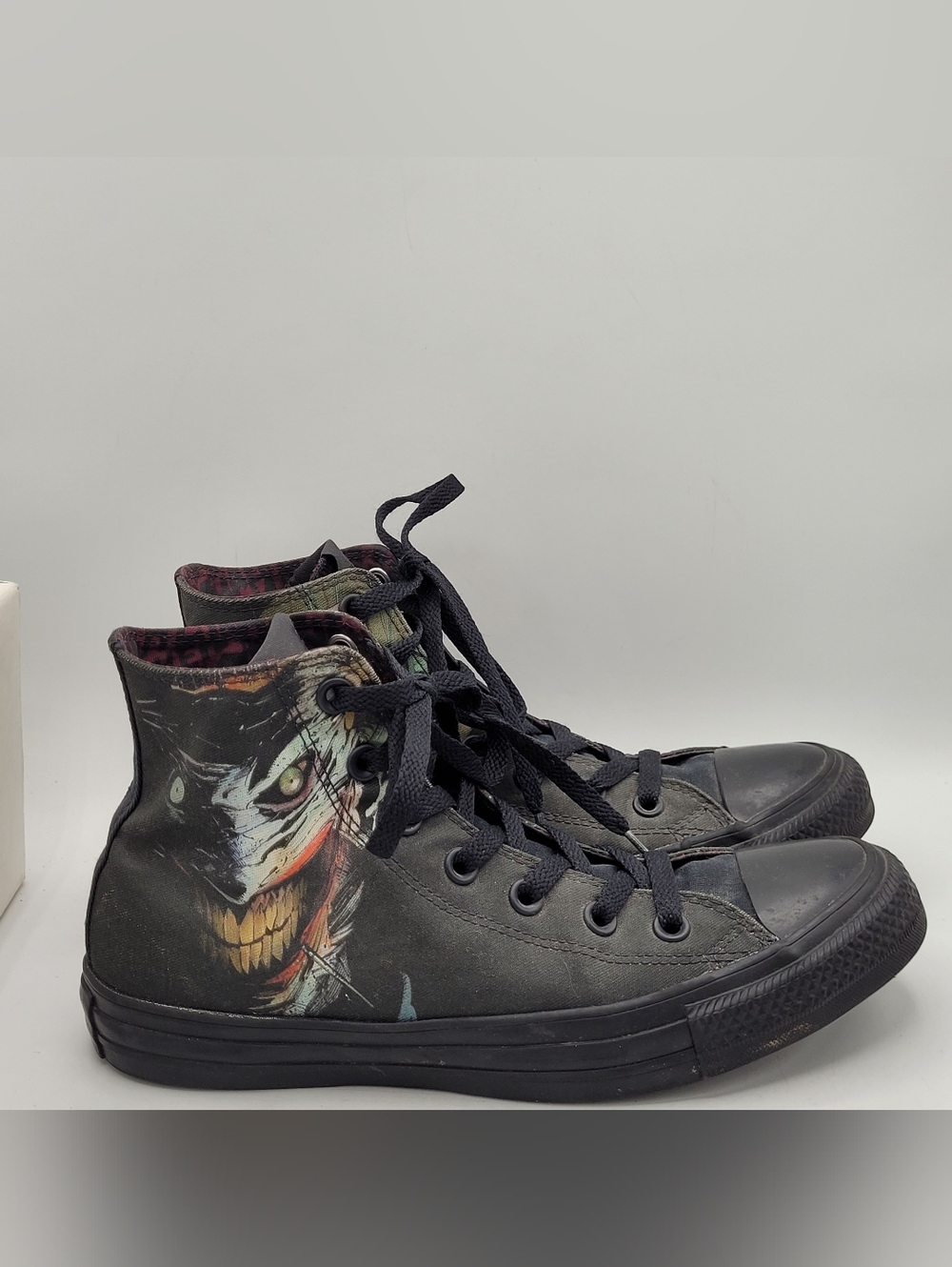 Converse Allstar DC Joker / Batman Hitop Sneakers Size 6 In Men 8 In Women - Picture 5 of 16
